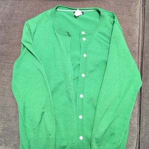 Jcrew Kelly green cardigan