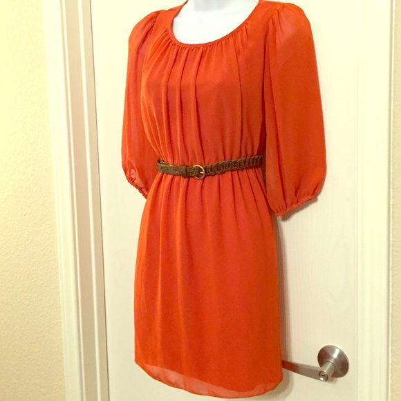 Orange dress
