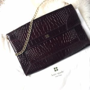 🔴SALE PRICE DROP!🔴Kate Spade Croc Chain Bag
