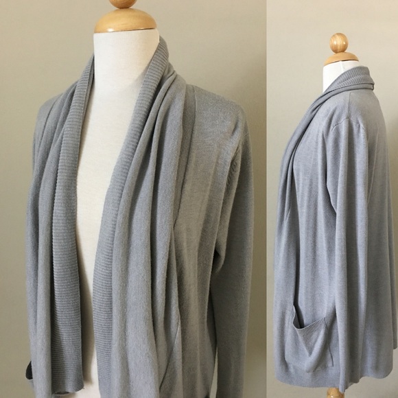 👉LAST ONE👈Two Pocket Draped Open Cardigan - Picture 3 of 3