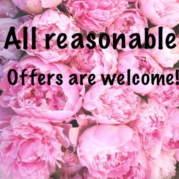 All reasonable offers are welcome 😊