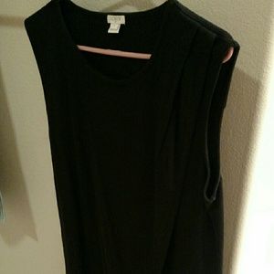 Jcrew black shift dress