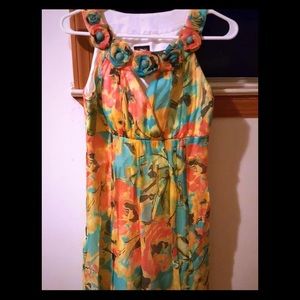 Jax floral multicolor dress in size 2