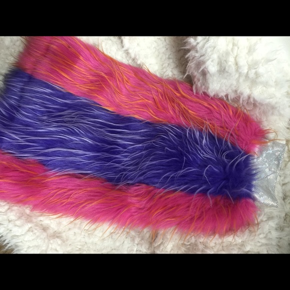 Rave festival fluffies leg warmers