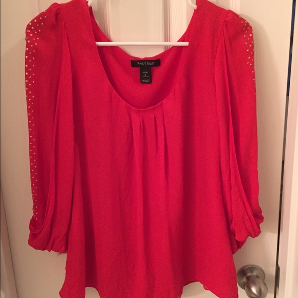 SALE Silk top from White House Black Market size 6