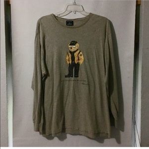 VINTAGE POLO LONG SLEEVE VERY RARE SZ XL