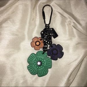 Coach Flower Keychain