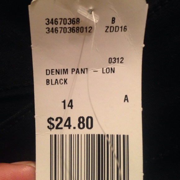 Denim pant Black Forever 21 Brand New - Picture 2 of 4