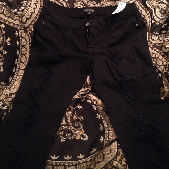 Denim pant Black Forever 21 Brand New - Picture 4 of 4
