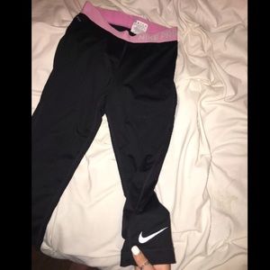 cropped Nike pro dri-fit leggings / tights