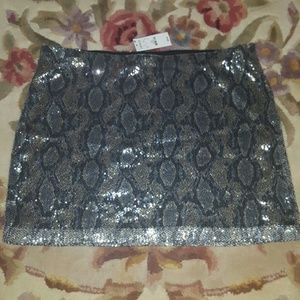 XOXO Large Snakeskin Skirt