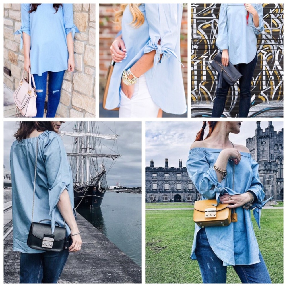 🆕 MARISA Off The Shoulder Tunic Top - Picture 5 of 8
