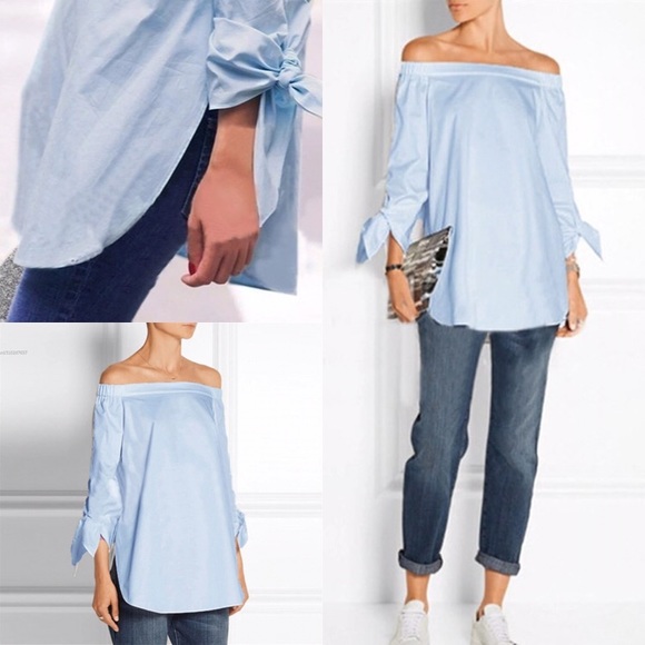 🆕 MARISA Off The Shoulder Tunic Top - Picture 6 of 8