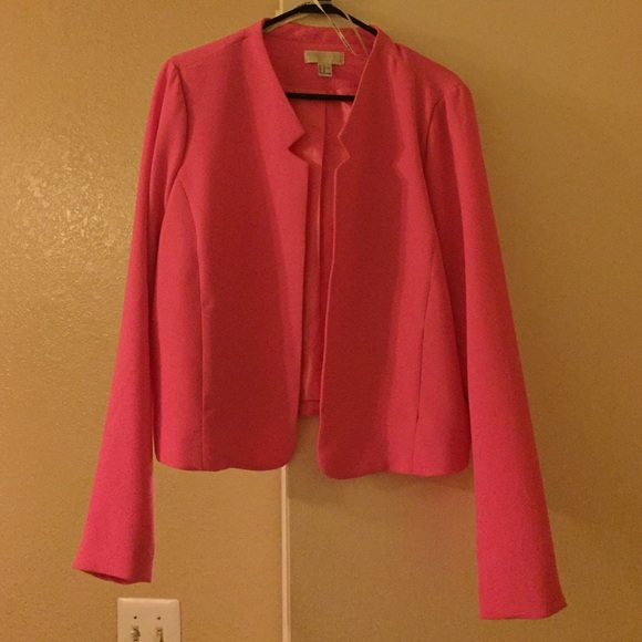 Hot Pink Forever 21 plus size blazer