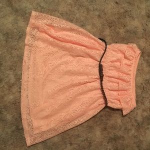 Light Pink Strapless Dress