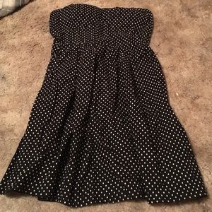 Black and White polka dot dress
