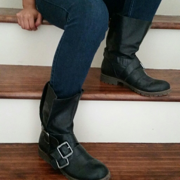 Calvin Klein leather boot