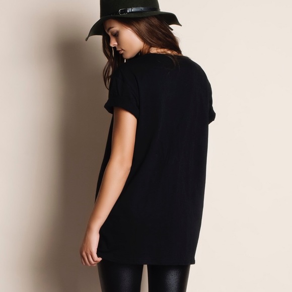 Rapture Lace Up Tunic Top - Picture 2 of 4