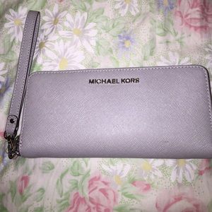 Gray Michael kors wallet