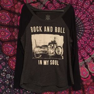Rock & Roll In My Soul long sleeve t-shirt 💀