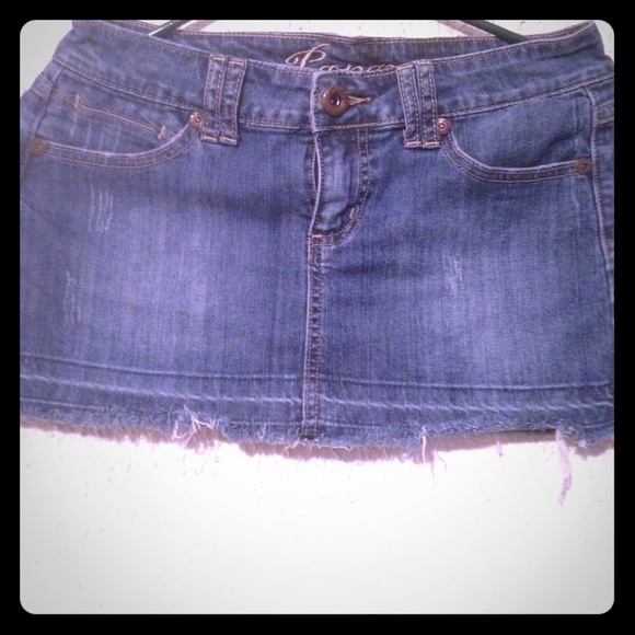 Denim mini ,very fun hardly worn