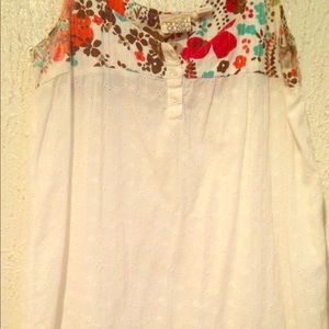 Tank top,linen material