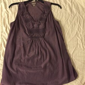 J jill eggplant tank top