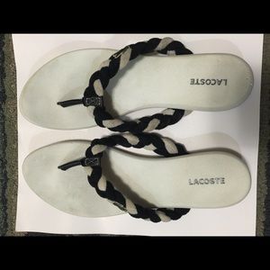 authentic lacoste slippers