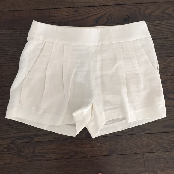 J. Crew Pants - White J. Crew linen shorts