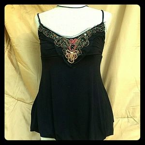 Beaded tank top
