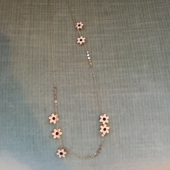 J.Crew Flower Chain Necklace