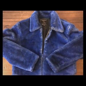 Fuzzy cocktail jacket