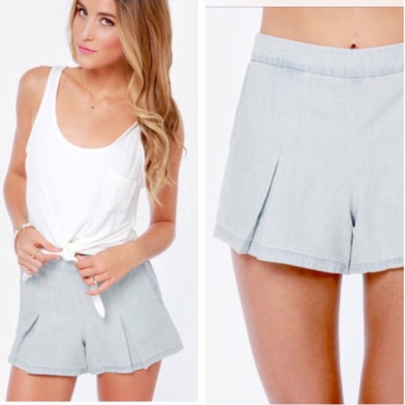 Bb Dakota chambray shorts