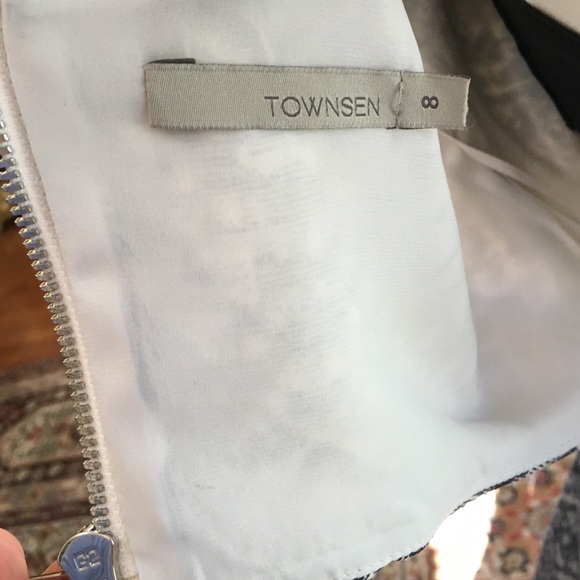 Romper Navy & White Print - Picture 4 of 4