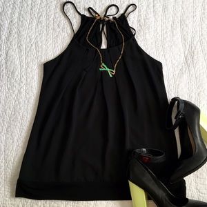 NWOT Express Tie-Back Banded Tank