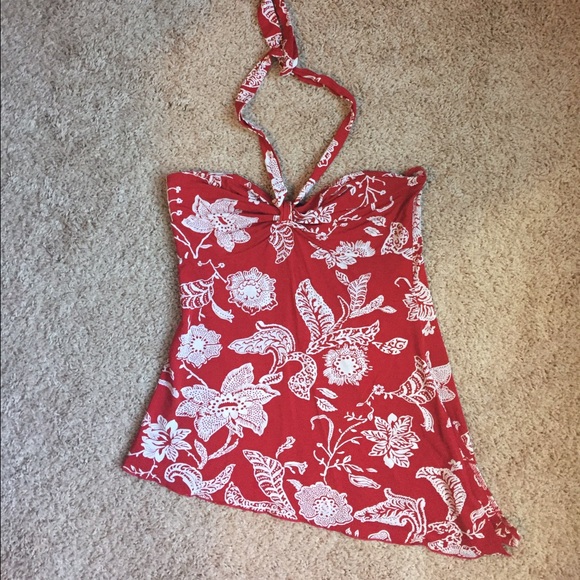 ✨SALE✨ Arden B - Asymmetrical Halter Top - Picture 1 of 3