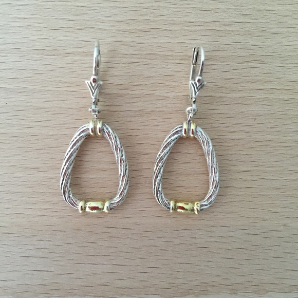 Vintage sterling silver earrings - Picture 2 of 4