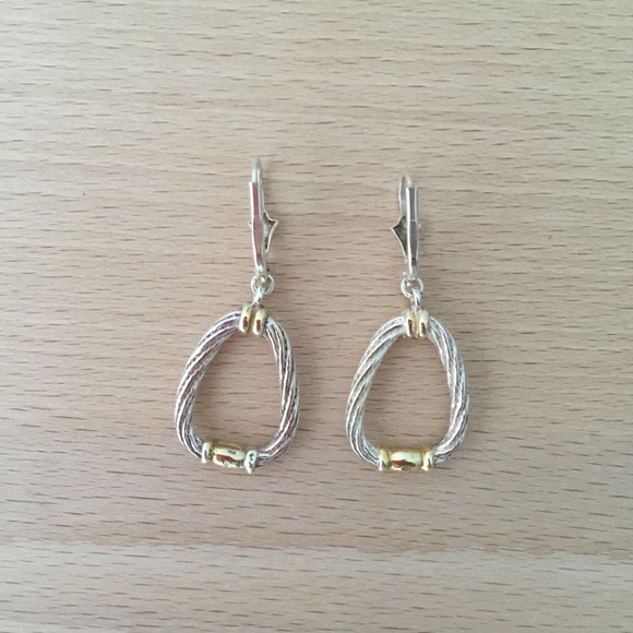 Vintage sterling silver earrings - Picture 3 of 4