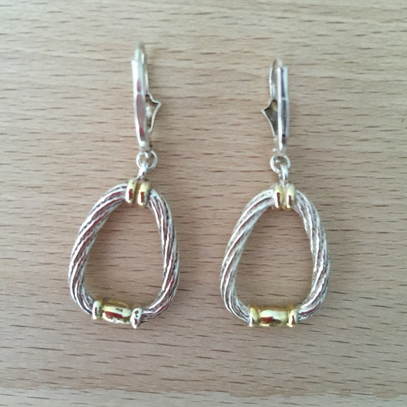 Vintage sterling silver earrings - Picture 4 of 4