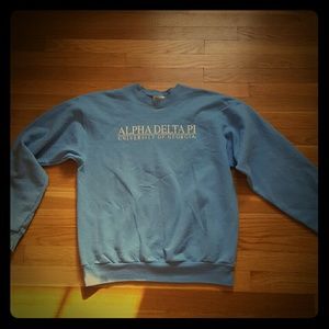 Alpha delta pi adpi blue UG sweatshirt! GEORGIA
