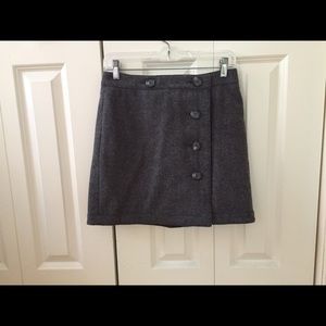 Loft Grey wool skirt