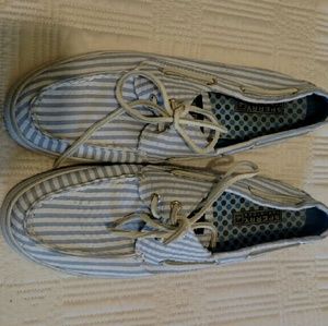 Sperry Top-Sider Chambray Boat/Deck Shoes 9 Sperry Top-Sider Chambray Boat/Deck Shoes 9