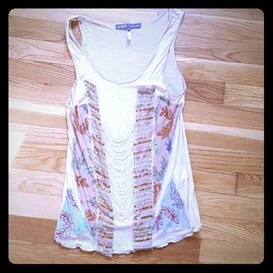 Hale bob sequin details top