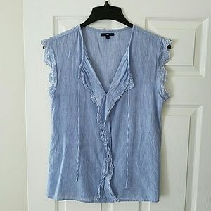 Baby blue blouse