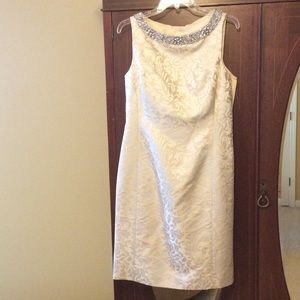 Rhinestone collar dress