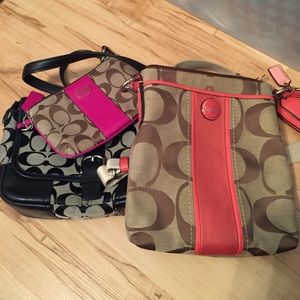 Coach purses & wristlet