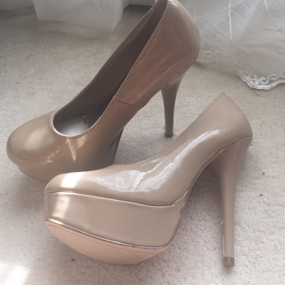 Nude Platform Heels