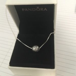 Pandora Cancer Astrological Sign Charm Necklace