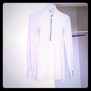 Free people flowy victorian inspired shirt