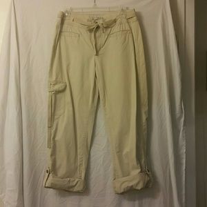 Tan cargo capris